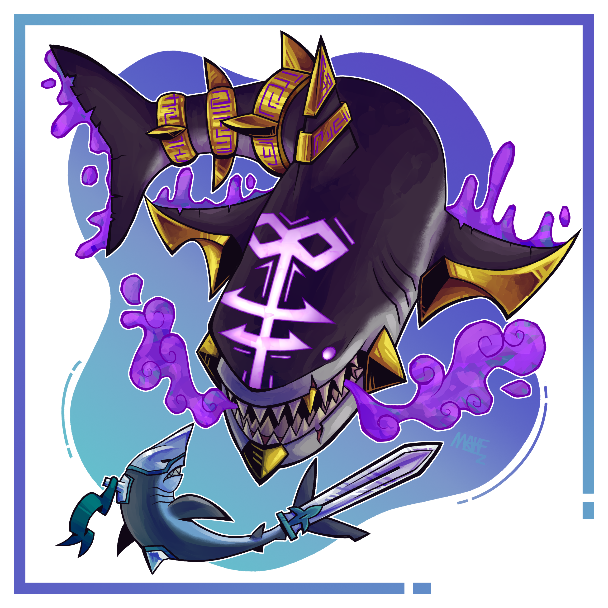 Sharktober 2024 - Day 19, Shark vs. Megalodon | Creature design