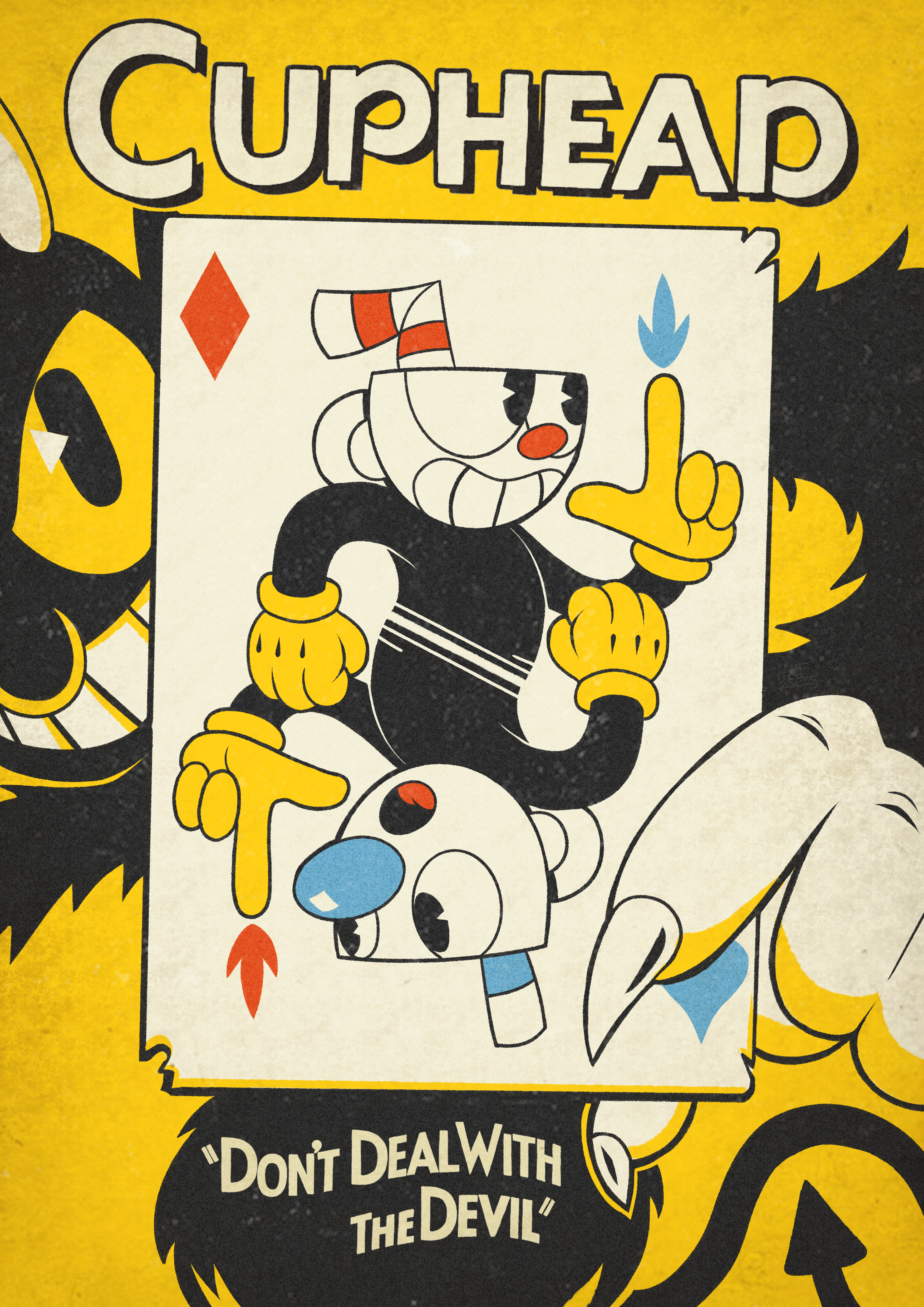 Cuphead fanmade banner | Illustration